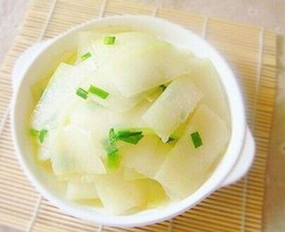 清炒冬瓜的做法 www.osxg.com.cn