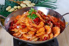 干鍋蝦的做法 www.osxg.com.cn